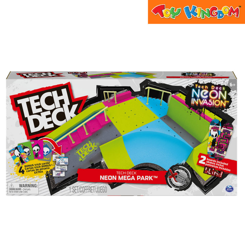 Tech Deck Neon Mega Park X-Connect Fingerboard Ramp Set