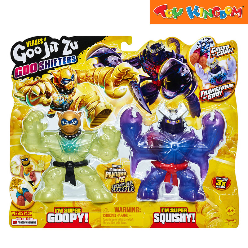 Heroes of Goo Jit Zu Series 7 Versus Pack Liquid Pantaro Vs. Shadow Orb Scorpius Stretchable Figure