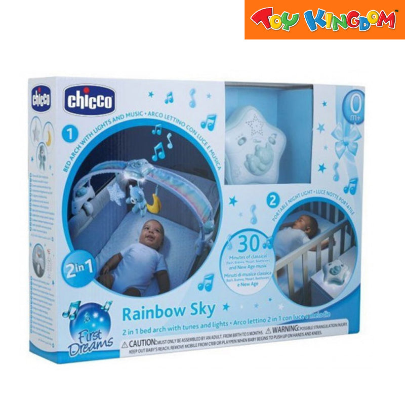 Chicco Rainbow Sky Blue Cot Mobile