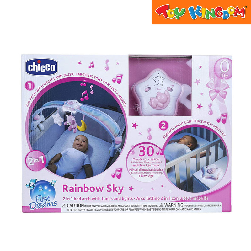 Chicco Rainbow Sky Pink Cot Mobile