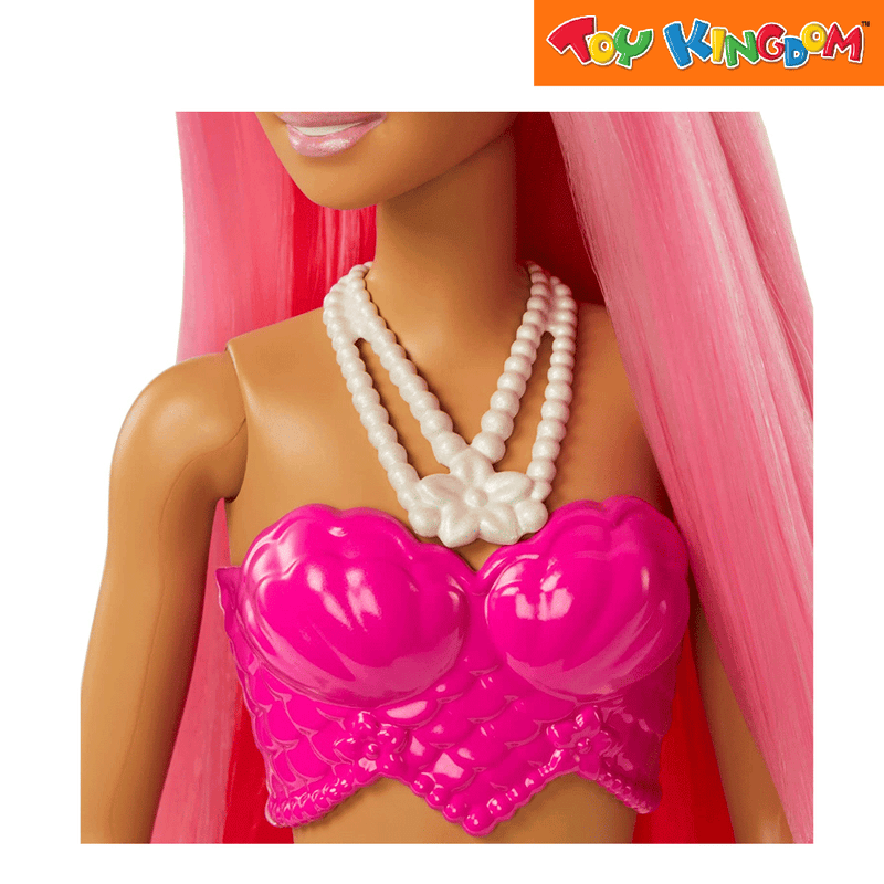 Barbie Core Pink Hair Mermaid Doll