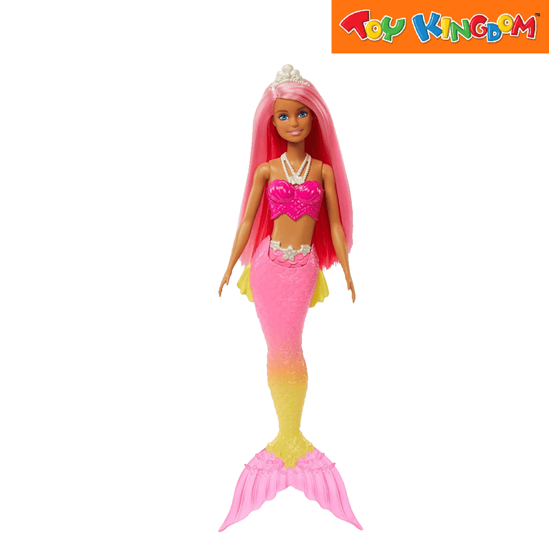 Barbie Core Pink Hair Mermaid Doll