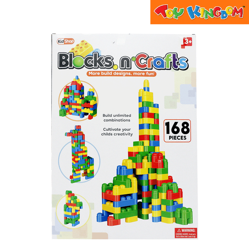 KidShop Blocks 'n Crafts 168 pcs Building Blocks