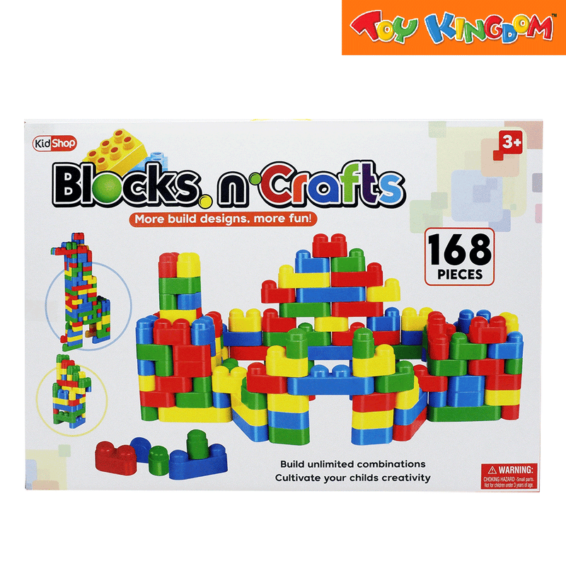 KidShop Blocks 'n Crafts 168 pcs Building Blocks