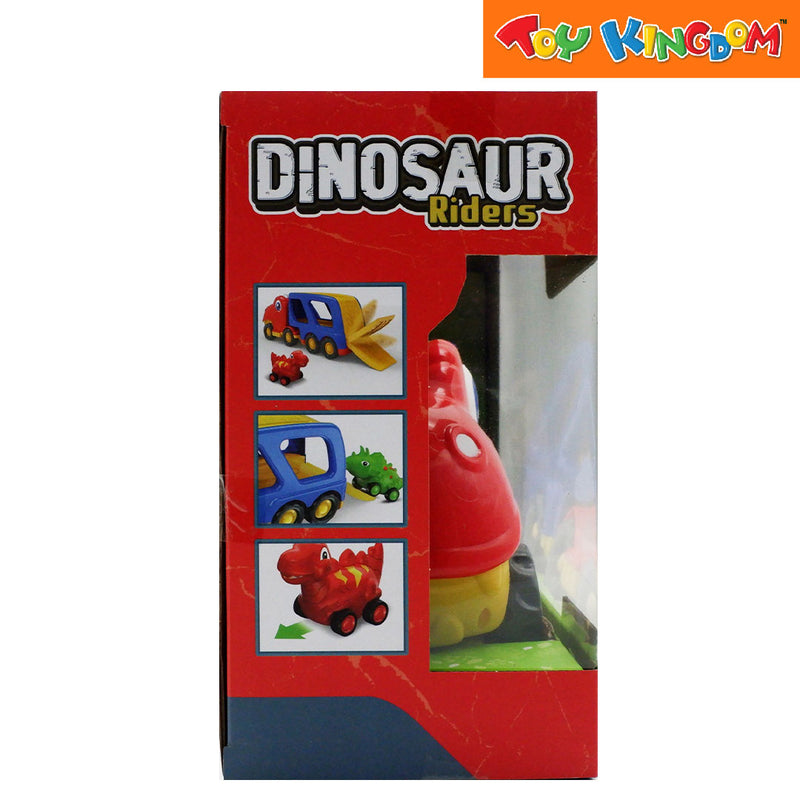 KidShop Dinosaur Riders Transporter Red and Blue Vehicle Playset