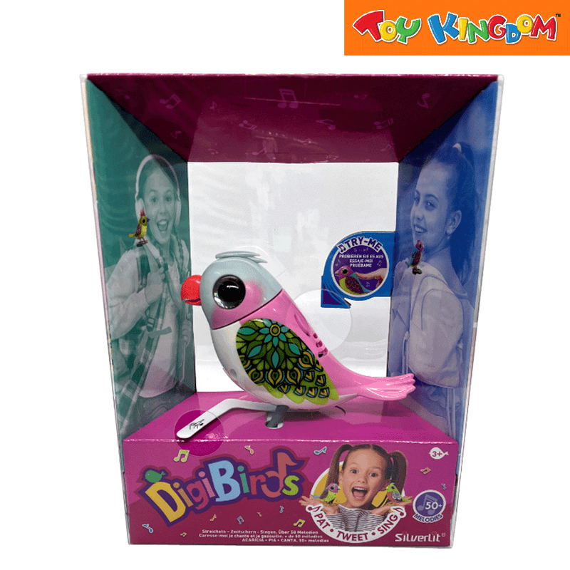 DigiBirds Series 2 Hooded Parrot WB Interactive Bird Toy