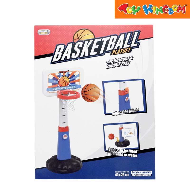 Dream Machine Adjustable Basketball Playset