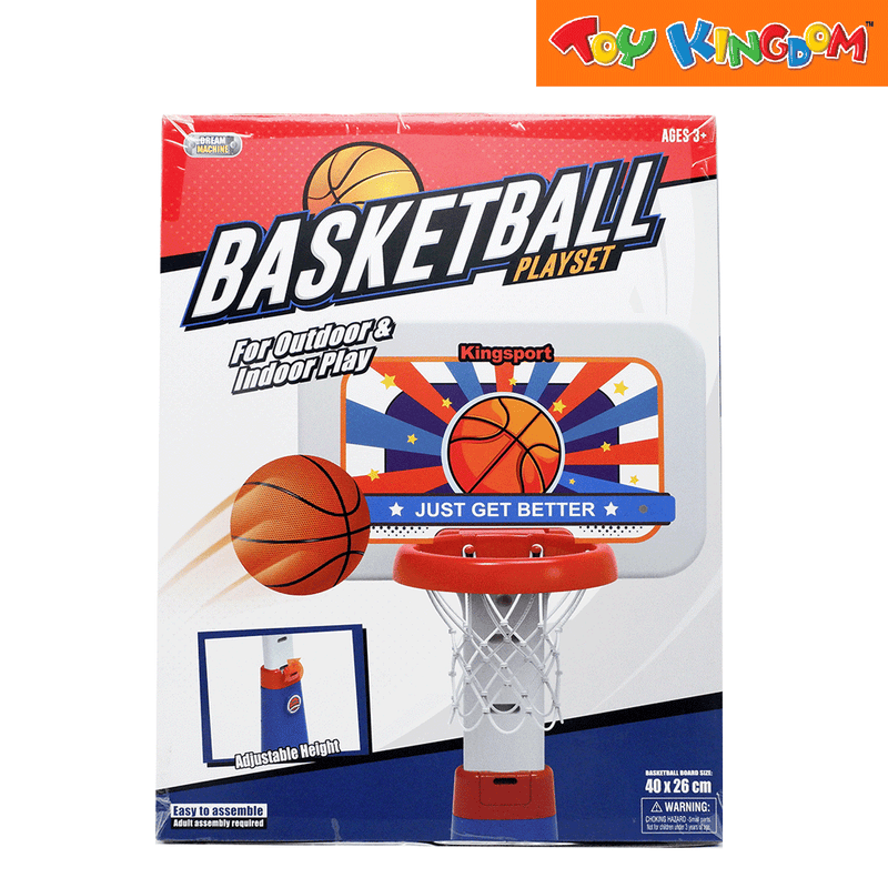 Dream Machine Adjustable Basketball Playset