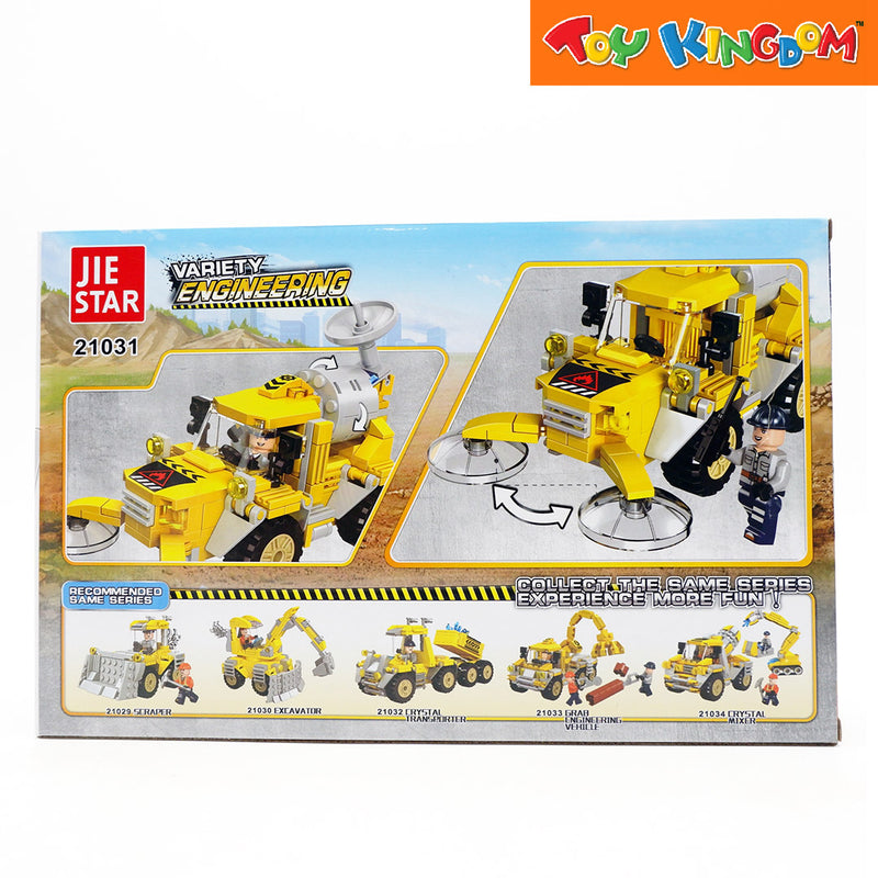 Jie Star Blocks Variety Engineering Team Geological Explotion Vehicle 240 pcs Building Blocks