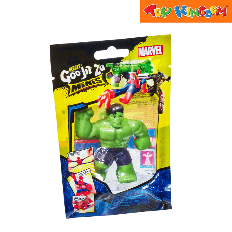 Heroes of Goo Jit Zu Marvel Season 4 Hulk Mini Stretchable Figure