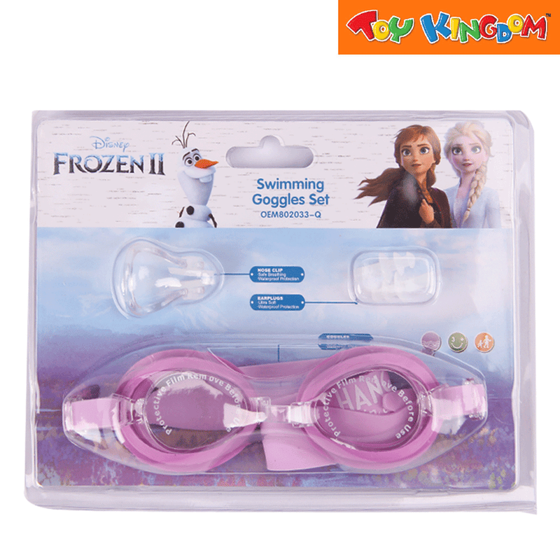 Disney Frozen Goggles with Nose Clip and Ear Plug