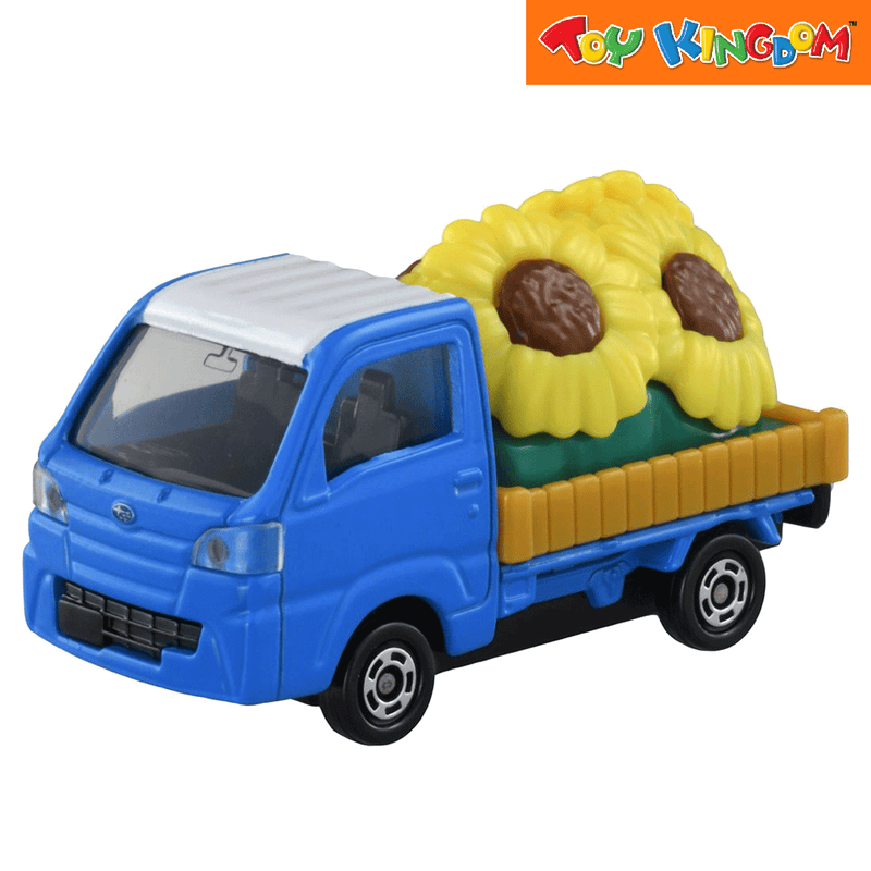 Tomica No. 107-9 Blue Subaru Sambar Sunflower Die-cast Vehicle