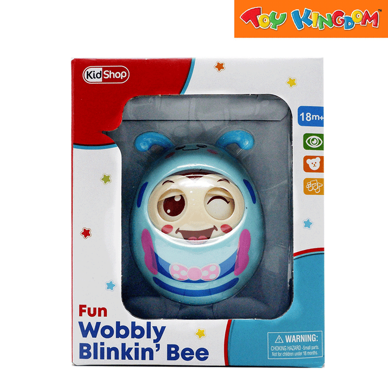 KidShop Blue Fun Wobbly Blinkin Bee