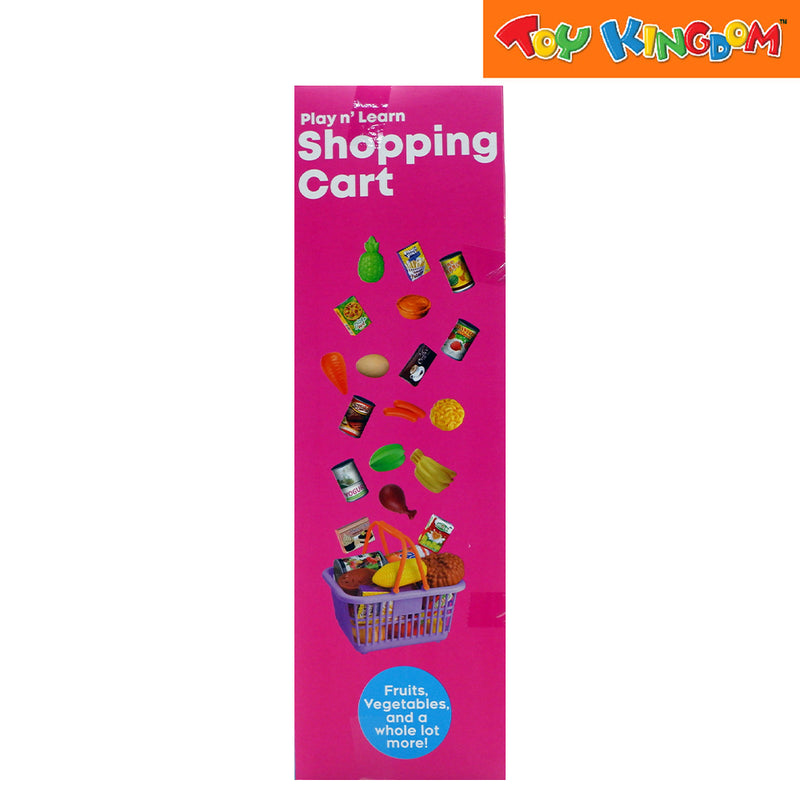 KidShop Play 'n Learn 42 pcs Shopping Cart Playset