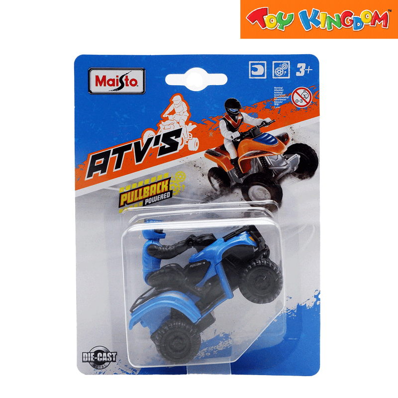 Maisto ATV's Blue with Blue Vest Die-cast Vehicle