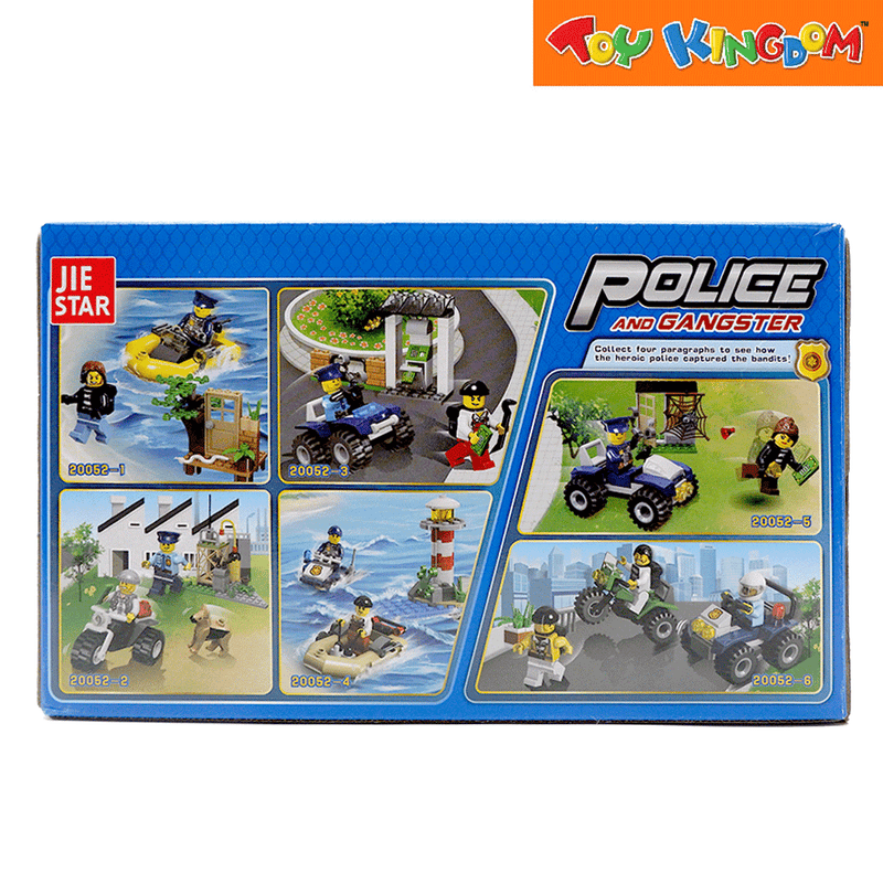 Jie Star Blocks Police & Gangster The Lighthouse Flees 71 pcs Building Blocks