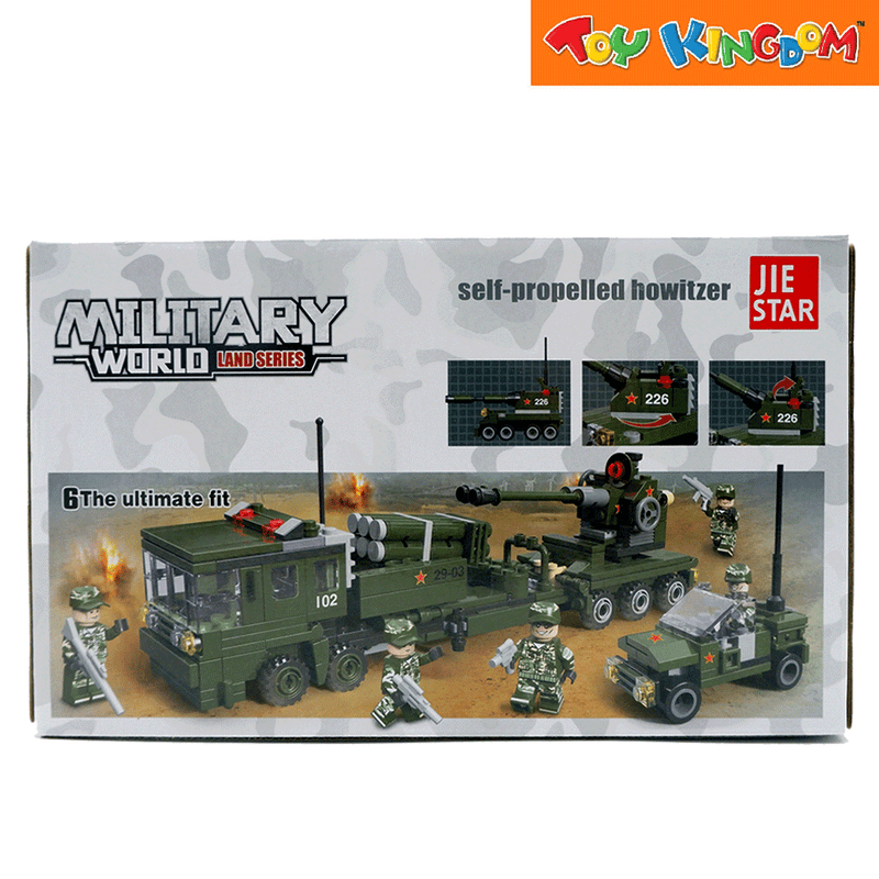 Jie Star Blocks Land Series Military World Anti-aircraft Ballistic Missiles 92 pcs Building Blocks