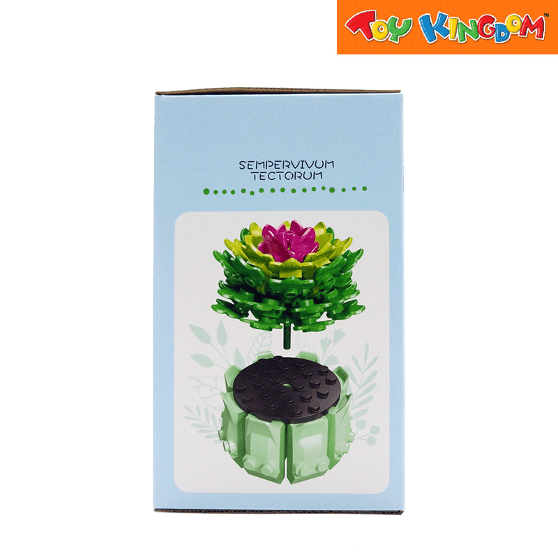 Jie Star Blocks Plants Sempervivum Tectorum 113 pcs Building Blocks