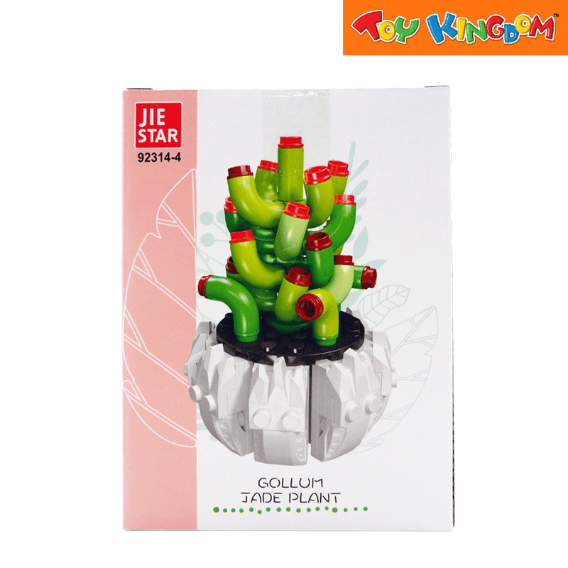 Jie Star Blocks Plants Gollum Jade Plant 120 pcs Building Blocks