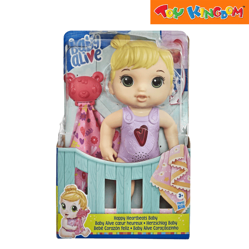 Baby Alive Happy Heartbeats Blonde Hair Baby Doll