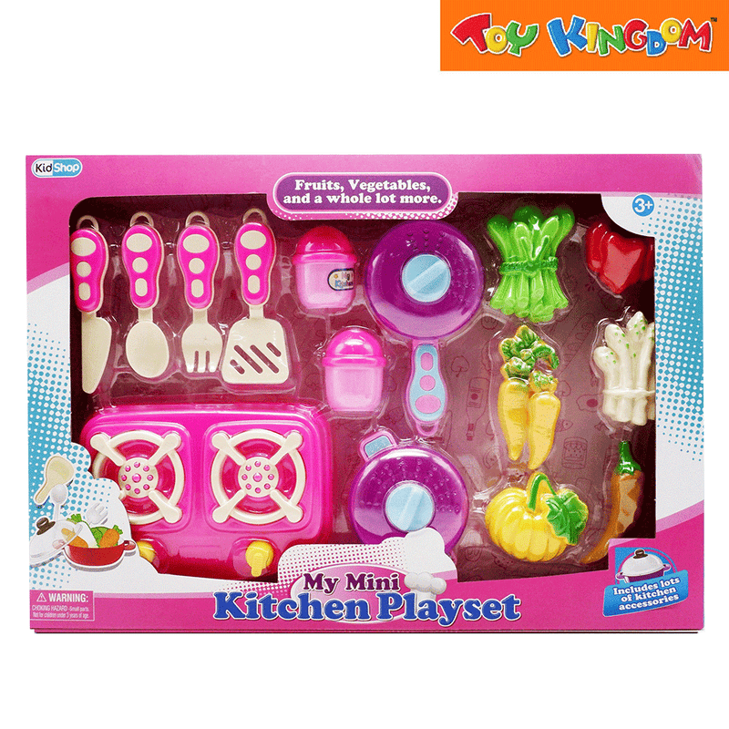 KidShop Fruits and Vegetables My Mini Kitchen Playset