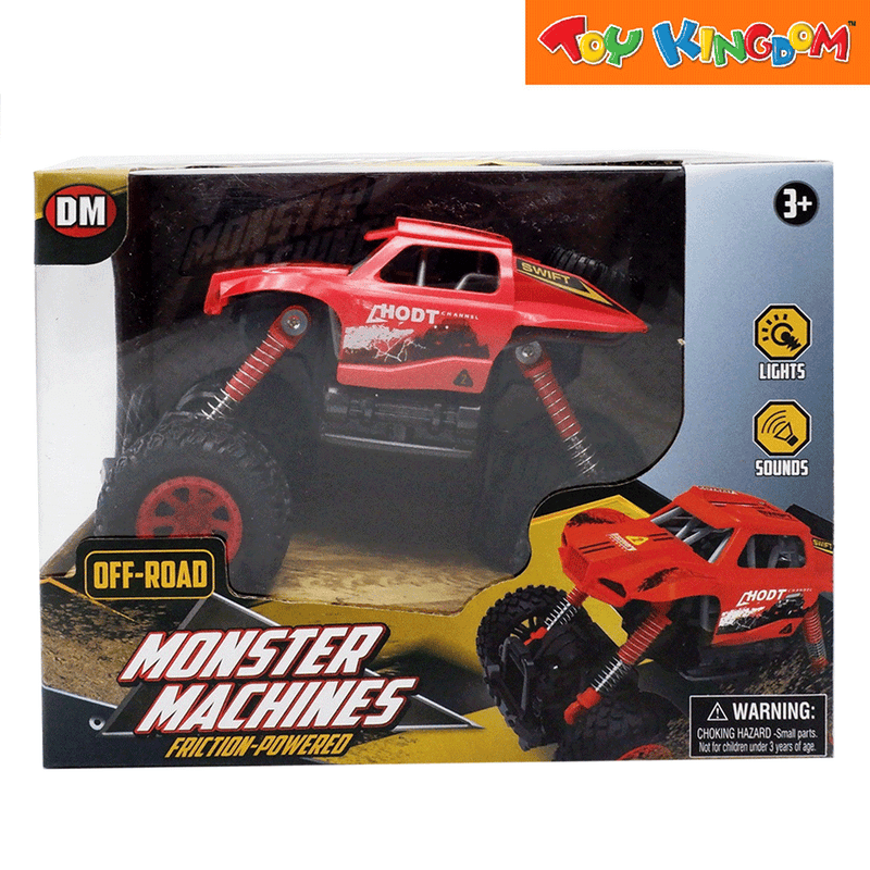 Dream Machine Monster Machines Off-Road Red Friction-Powered Vehicle