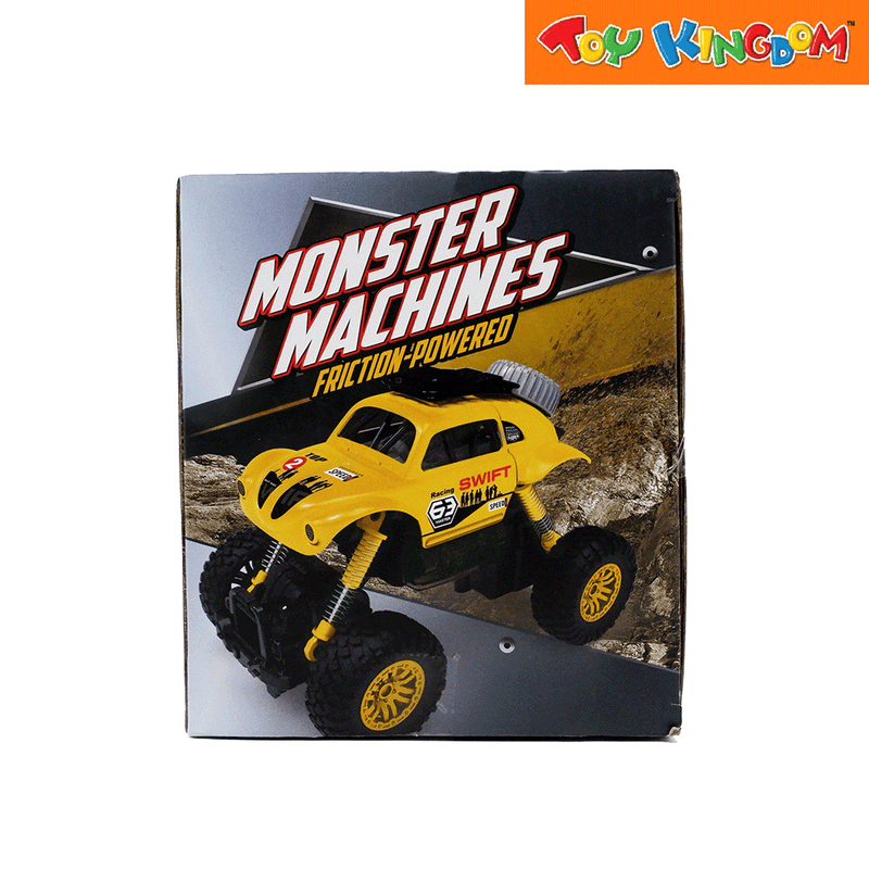 Dream Machine Monster Machines Off-Road Yellow Friction-Powered Vehicle