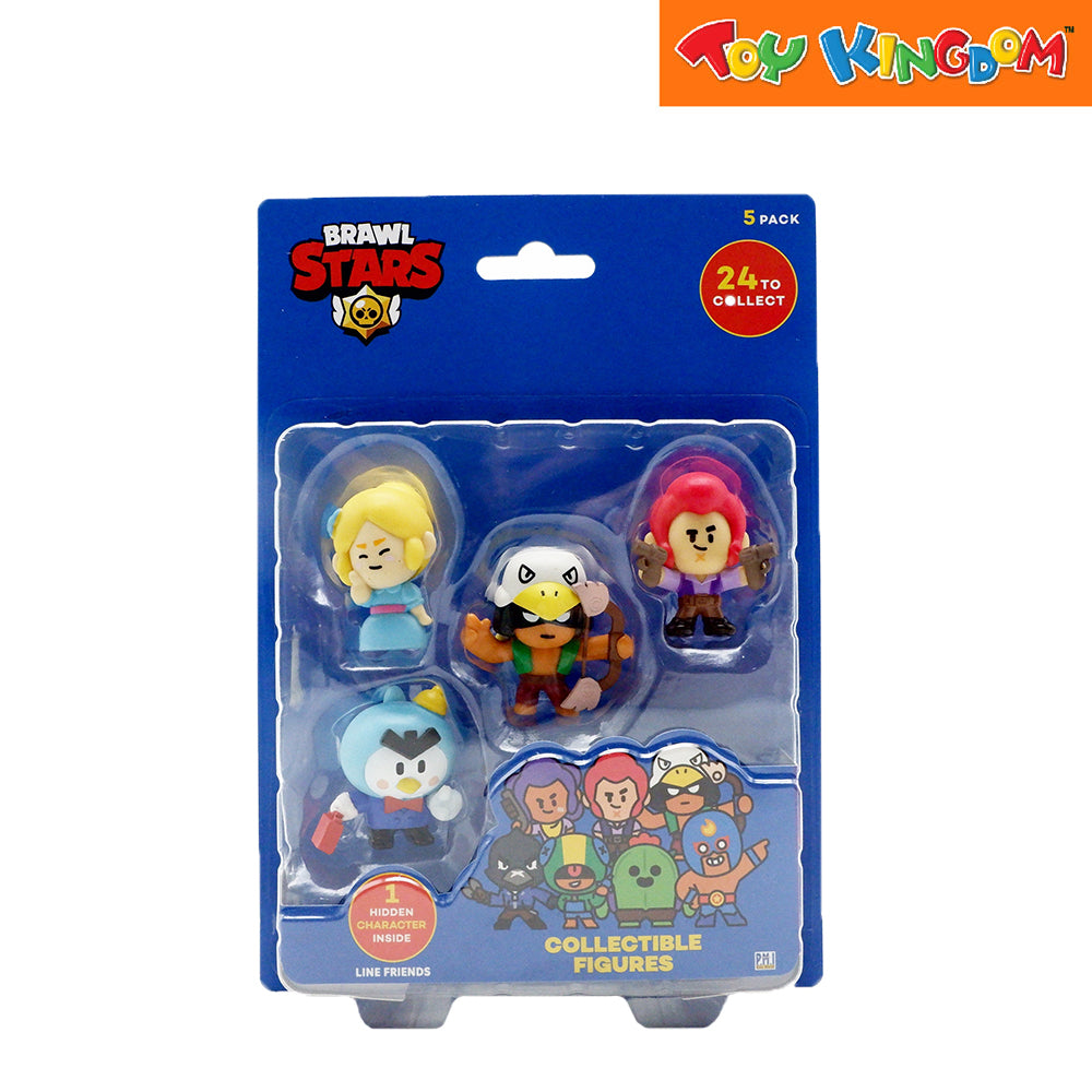 Brawl Stars Bo Line Friends 5 Pack Figures | Toy Kingdom