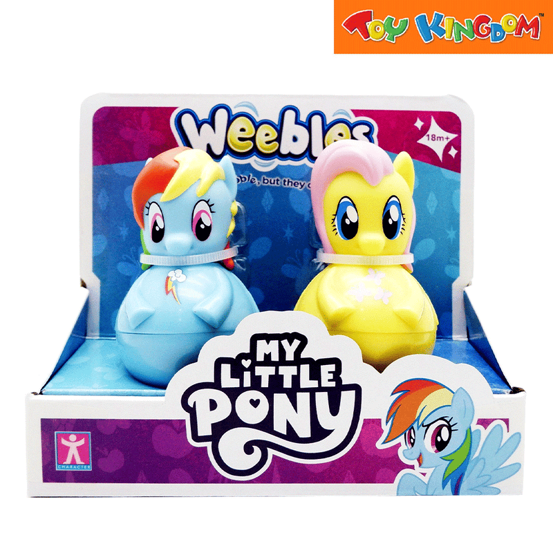 Weebles My Little Pony Rainbow Dash and Fluttershy 2 Pack Figures