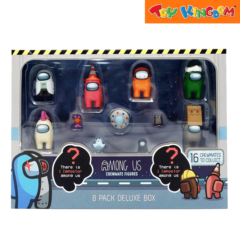 Among Us Crewmate Red 8 Pack Figures