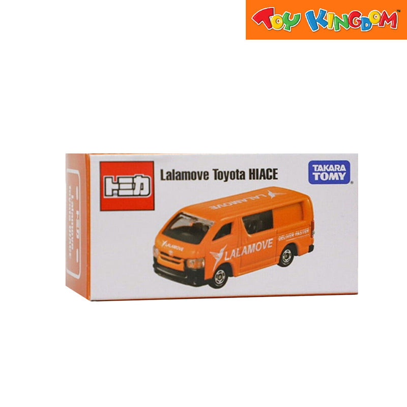 Tomica Lalamove Toyota Hiace Orange Die-cast