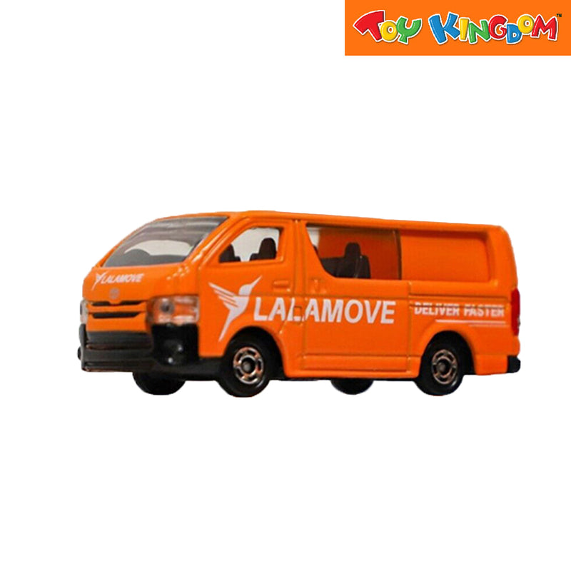 Tomica Lalamove Toyota Hiace Orange Die-cast