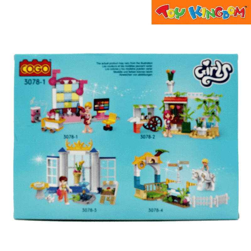 Cogo Girls Tennis Court Building Blocks Building Blocks