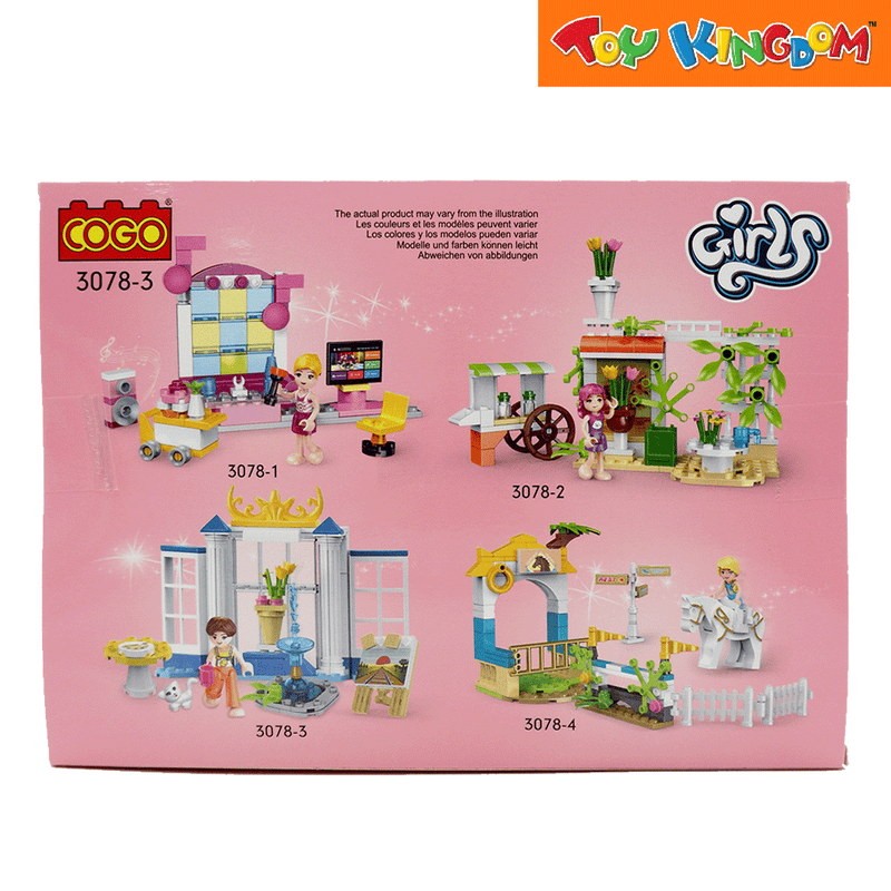 Cogo Girls Art Room Building Blocks Building Blocks