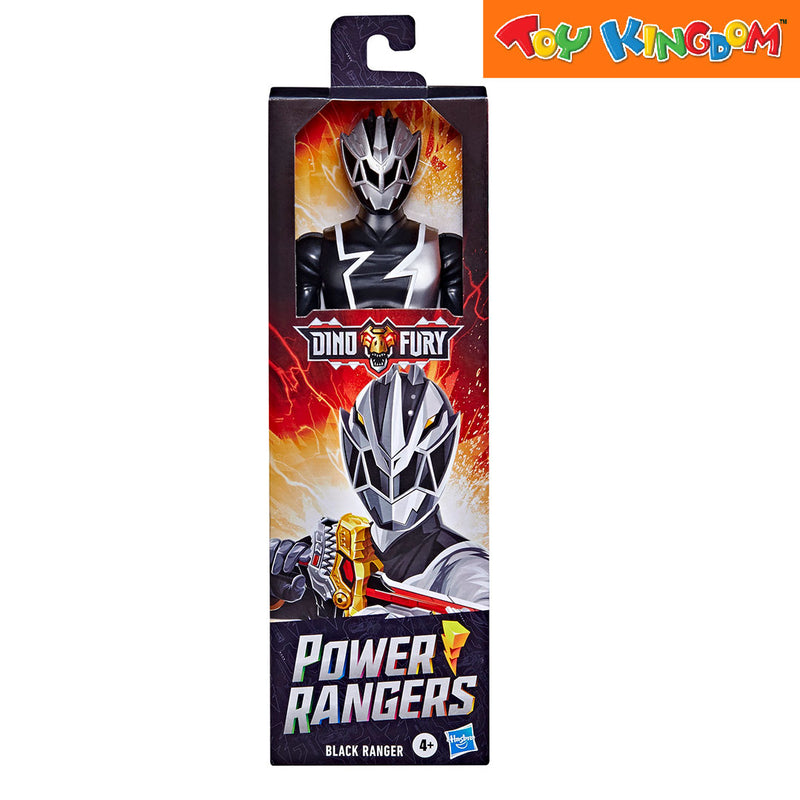 Power Rangers Dino Fury Black Ranger Action Figure