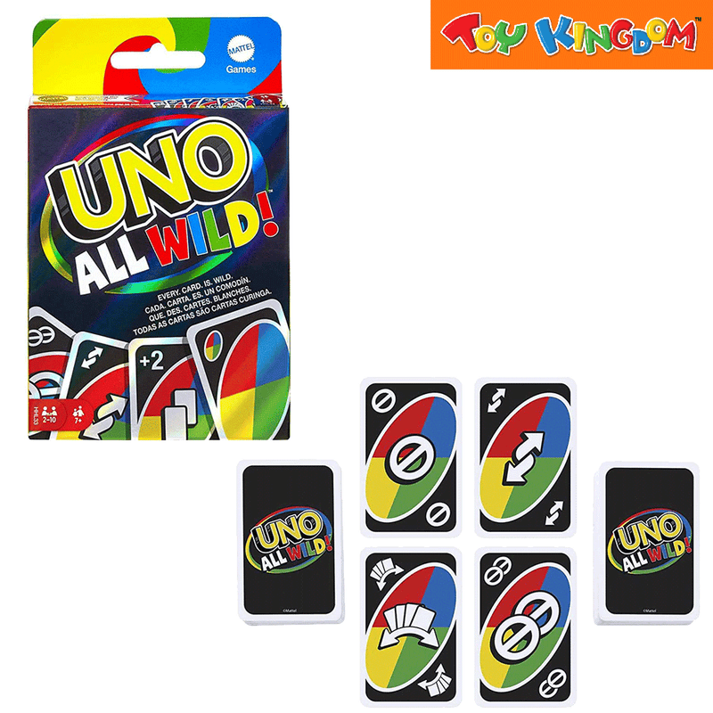 Mattel Games All Wild UNO Card Game