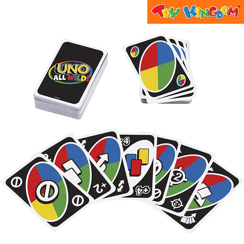 Mattel Games All Wild UNO Card Game