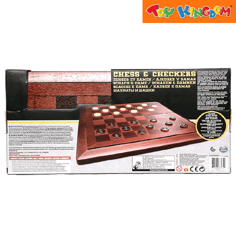 Cardinal Games Chess and Checkers Board Game