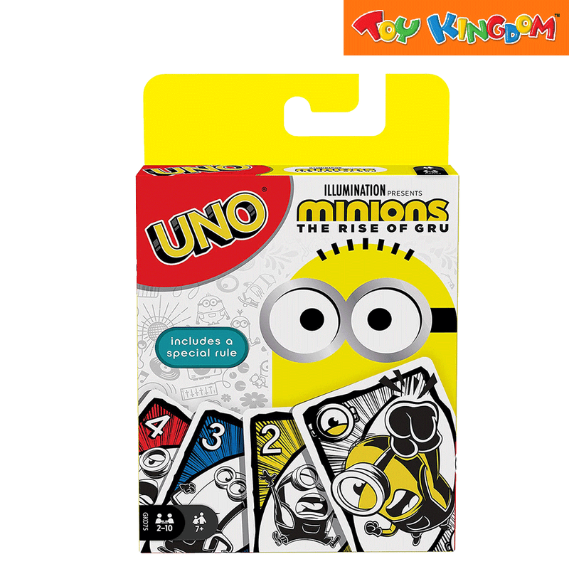 Mattel Games UNO Illumination Presents Minions The Rise of Gru Card Game