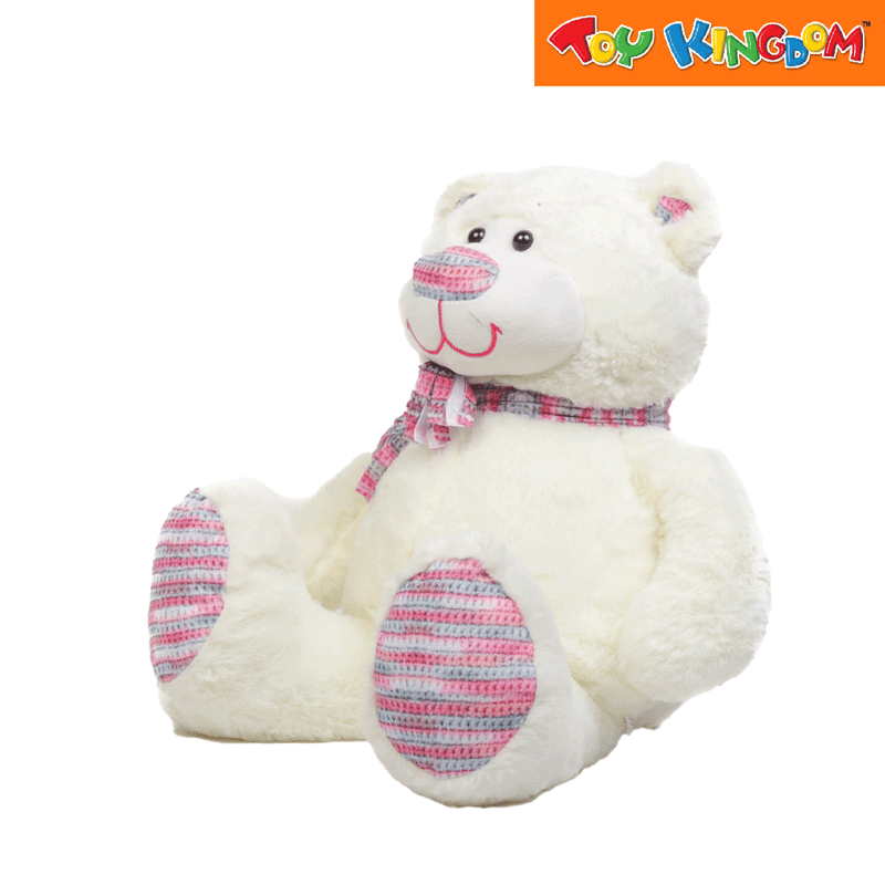 KidShop Bear with Scarf 20 inch Plush