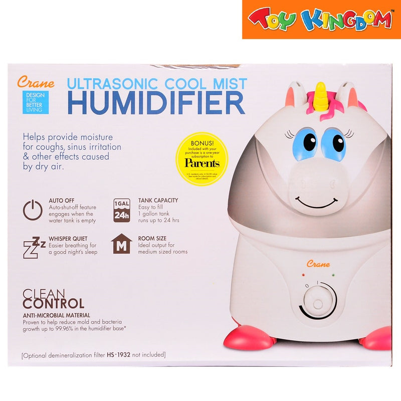 Crane Unicorn Ultrasonic Cool Mist Humidifier