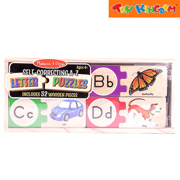 Melissa Doug Self Correcting Alphabet Letter Puzzles