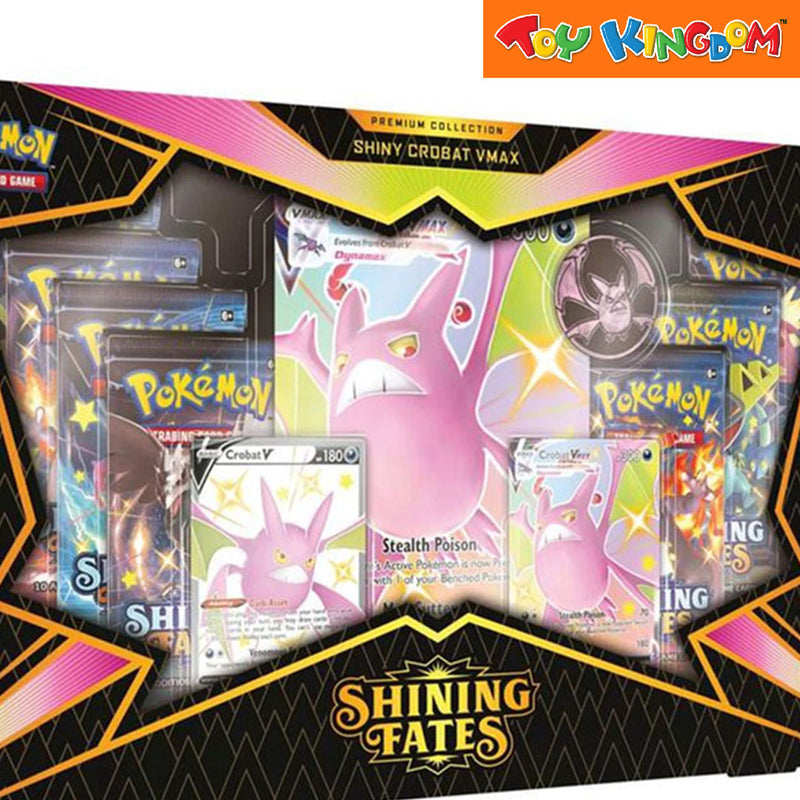 Pokemon Trading Card Game Shining Fates Shiny Crobat VMAX Premium Box